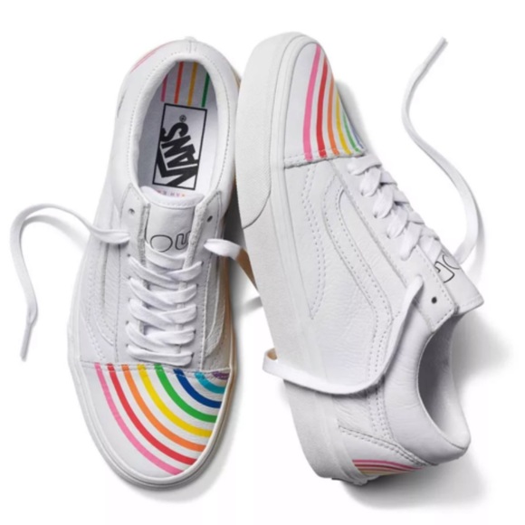 Vans Shoes - Vans x Flour Shop Old Skool Rainbow Sneakers